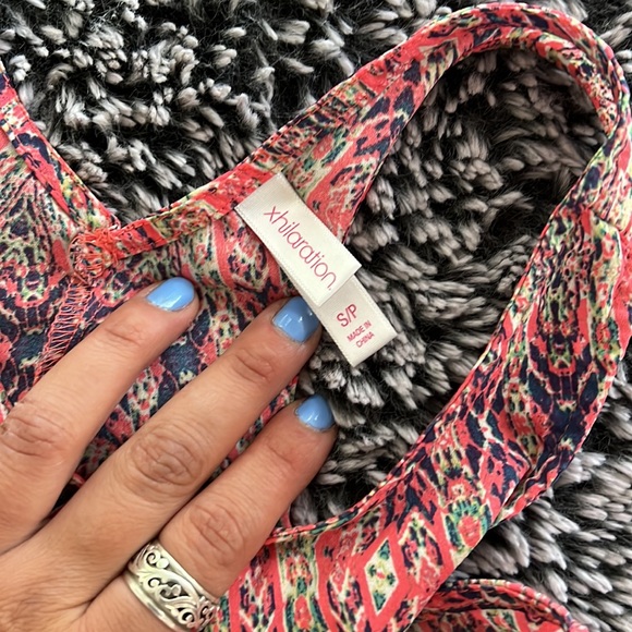 Patterned Pink and Purple Blouse - Picture 6 of 6